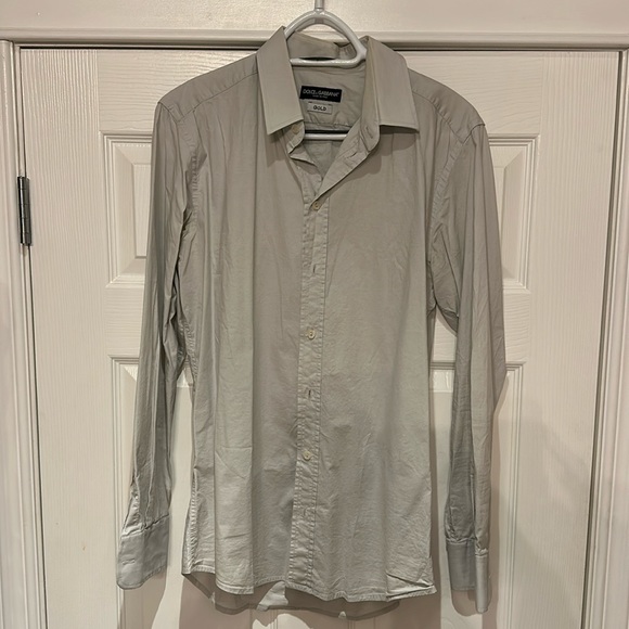 Dolce & Gabbana Men’s Dress Shirt Size 41 - Picture 1 of 3